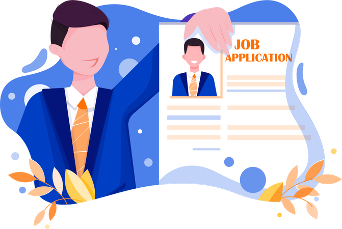 Job application  Illustration