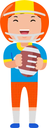 Joueur de football américain  Illustration