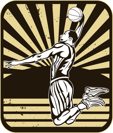 Jugador de baloncesto  Ilustración