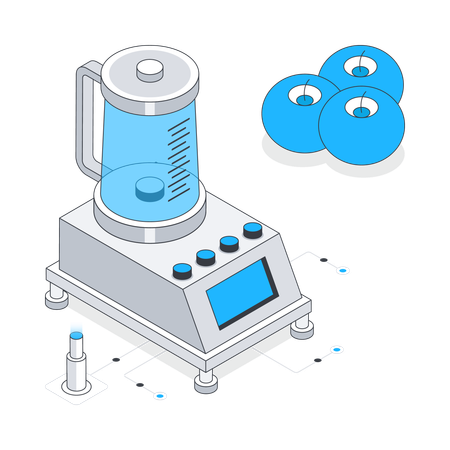 Juicer Machine  Illustration