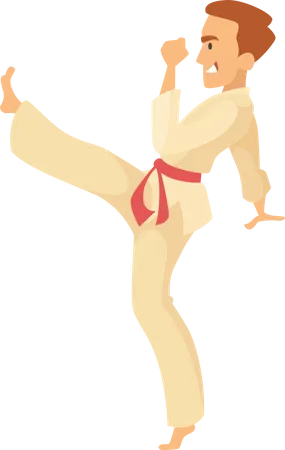 Karate Fighter  Illustration