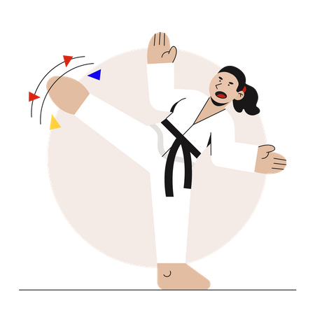 Karate  Illustration