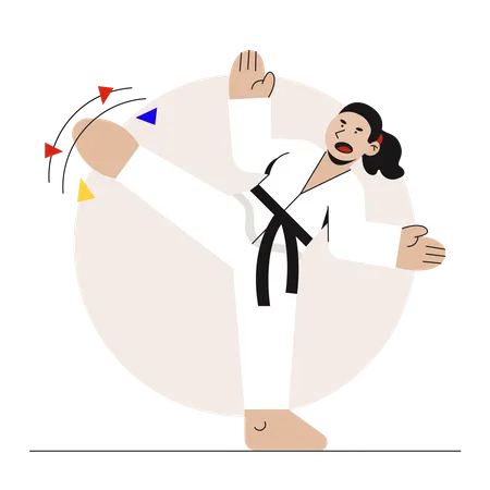 Karate  Illustration