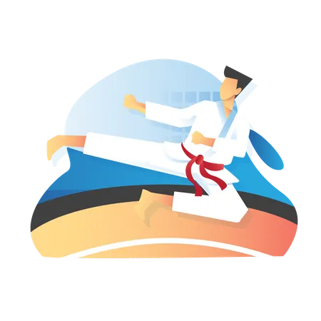 Karate  Illustration