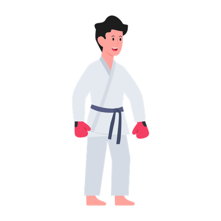 Karate Trainer  Illustration