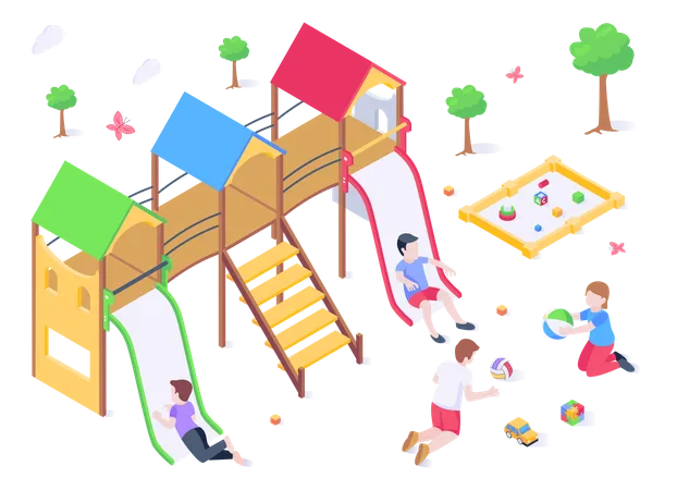 Kids Playground  イラスト