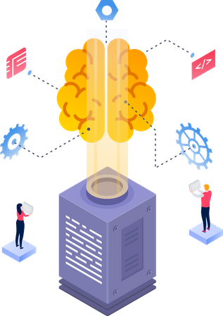 Künstliche Intelligenz  Illustration