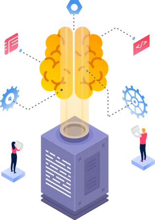 Künstliche Intelligenz  Illustration