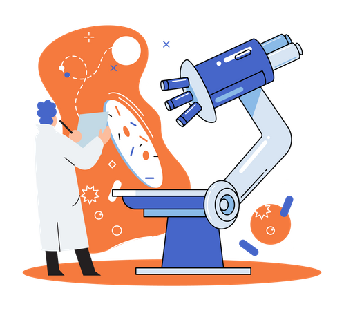 Laboratory diagnostic services  Illustration