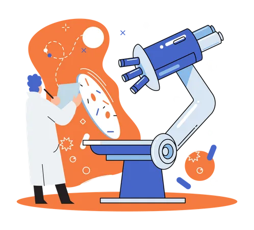 Laboratory diagnostic services  Illustration