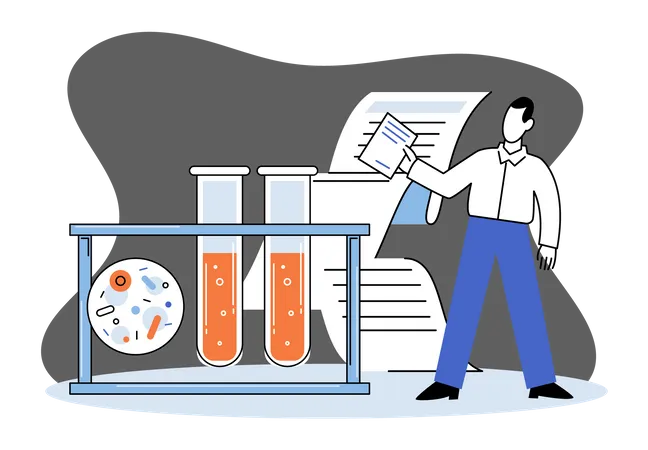 Laboratory experiment report  Illustration