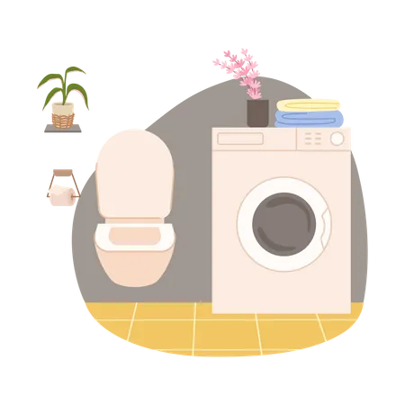 Laundry Room  Illustration