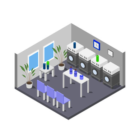 Laundry Room  Illustration