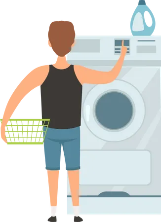 Laundry service  Illustration