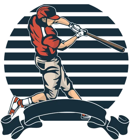 Ligue de baseball  Illustration