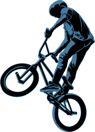 Live Love Ride Bmx Club  Illustration