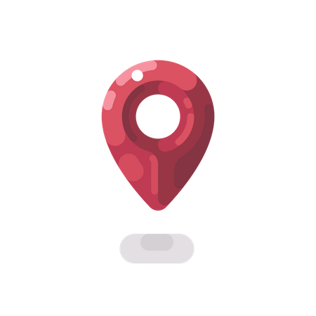 Location pin  Illustration