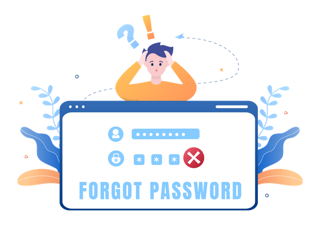 Log in Forgot Password  Illustration