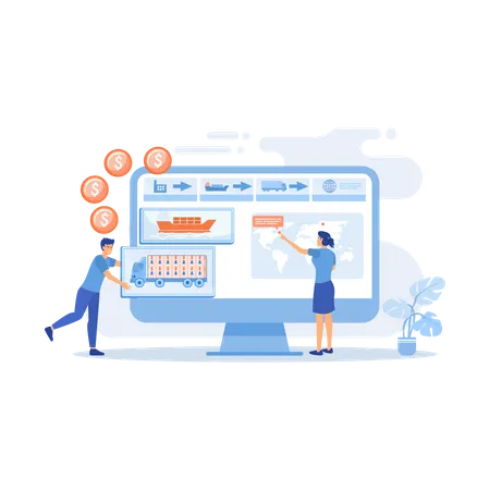 Logistics analysis  Illustration