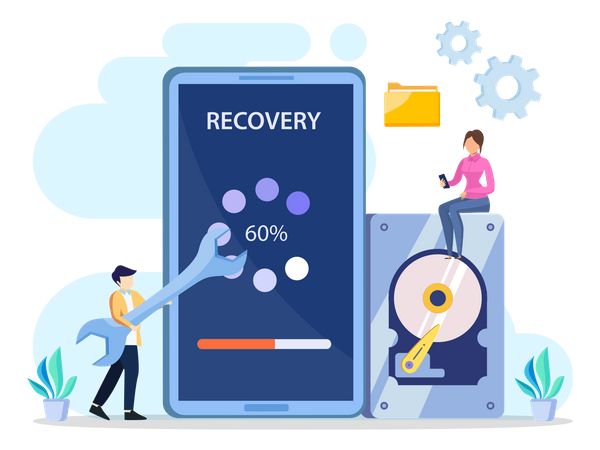 Lost Data Recovery  일러스트레이션