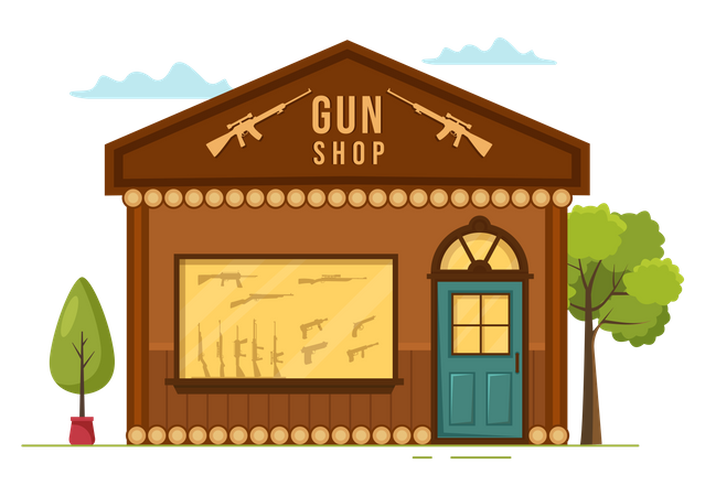 Magasin d'armes  Illustration