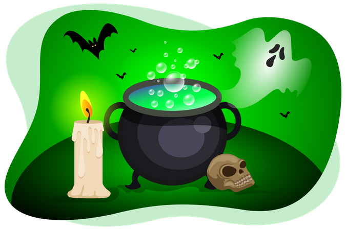 Magic pot  Illustration