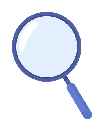 Magnifying glass  Illustration