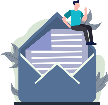 Mail Marketing  Illustration