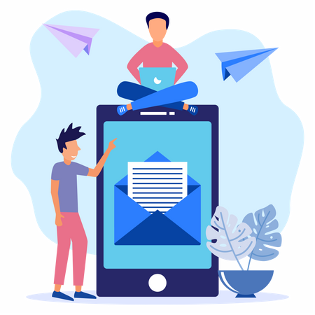 Mail Marketing  Illustration