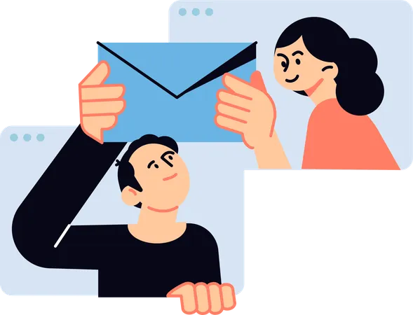 Mail marketing  Illustration