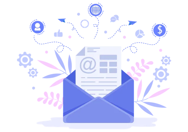 Mail Marketing  Illustration