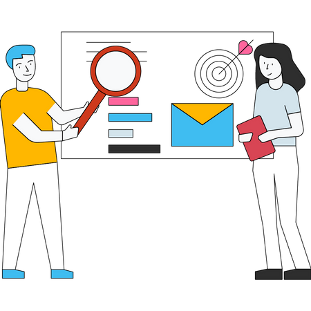 Mail marketing  Illustration