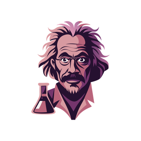 Male Researcher  Illustration