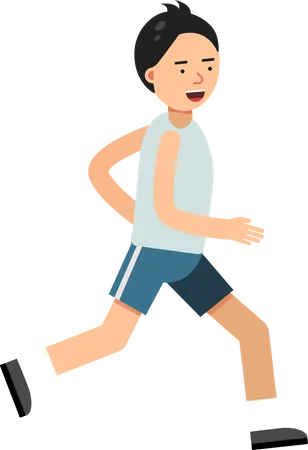 Man running  Illustration