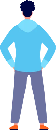 Man standing  Illustration