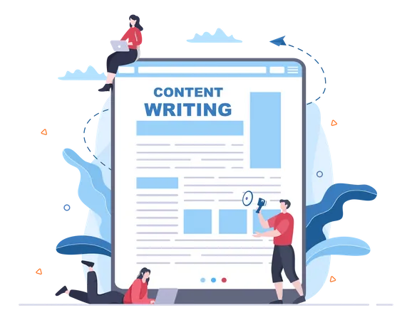 Marketing Content Writing  일러스트레이션