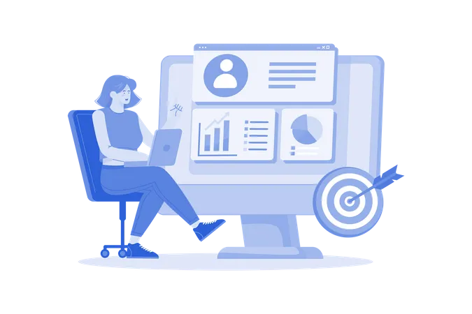 Marketing Research Analyst  Illustration