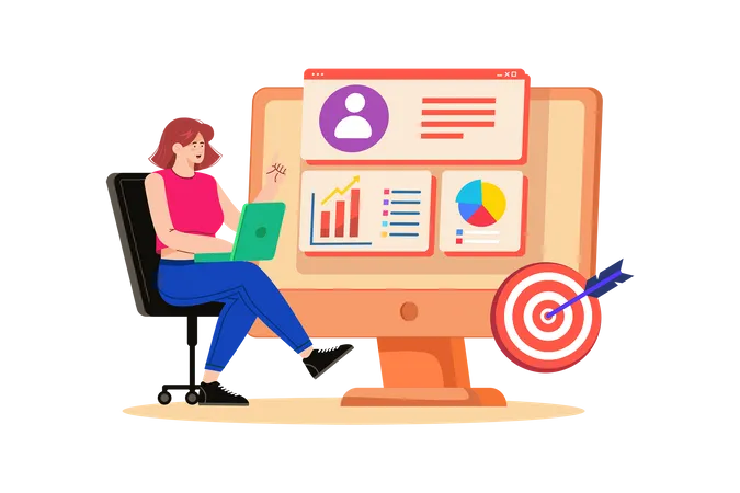 Marketing Research Analyst  Illustration