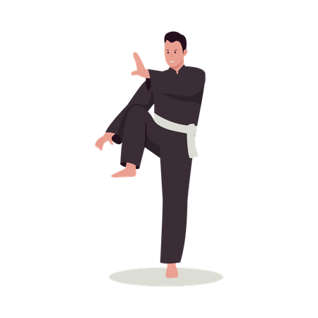 Martial art  イラスト