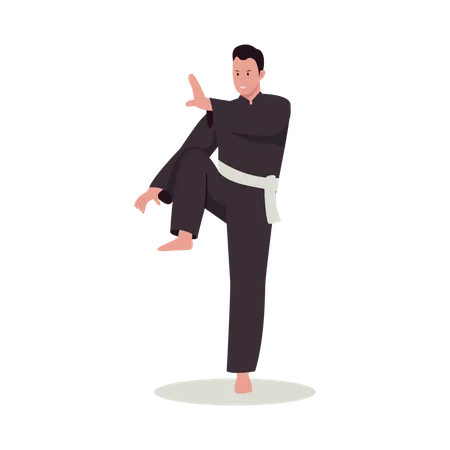 Martial art  イラスト