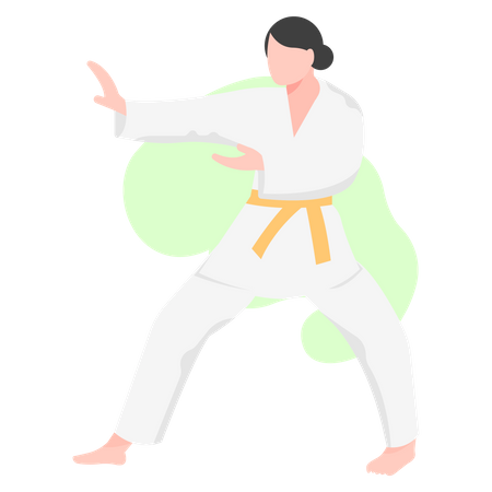 Martial arts  イラスト