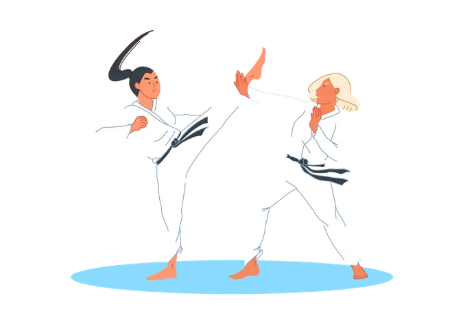 Martial Arts  Illustration