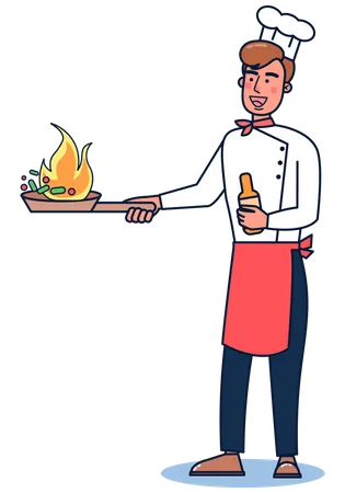 Chef cuisinier  Illustration