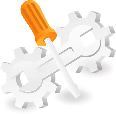 Mechanische Reparaturwerkzeuge  Illustration