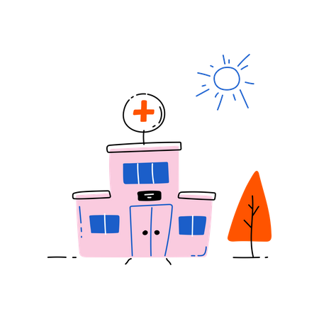 Medical clinic  イラスト