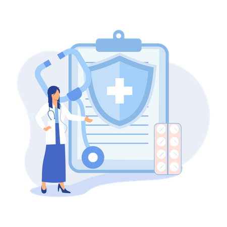 Medical insurance  イラスト