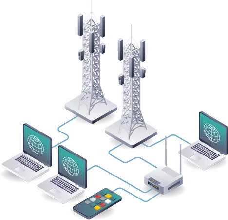 Mejora de los sistemas de información con redes de hardware  Ilustración