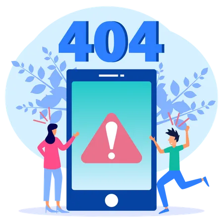 Mobile Alert  Illustration