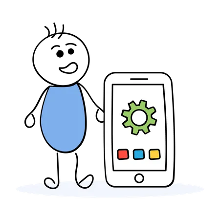 Mobile Optimization  Illustration