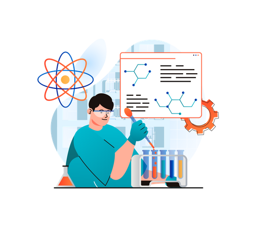 Molecular development  Illustration